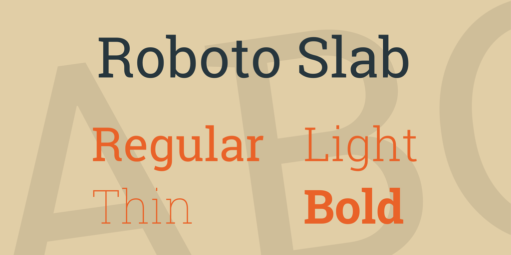 Roboto slab font download mac os